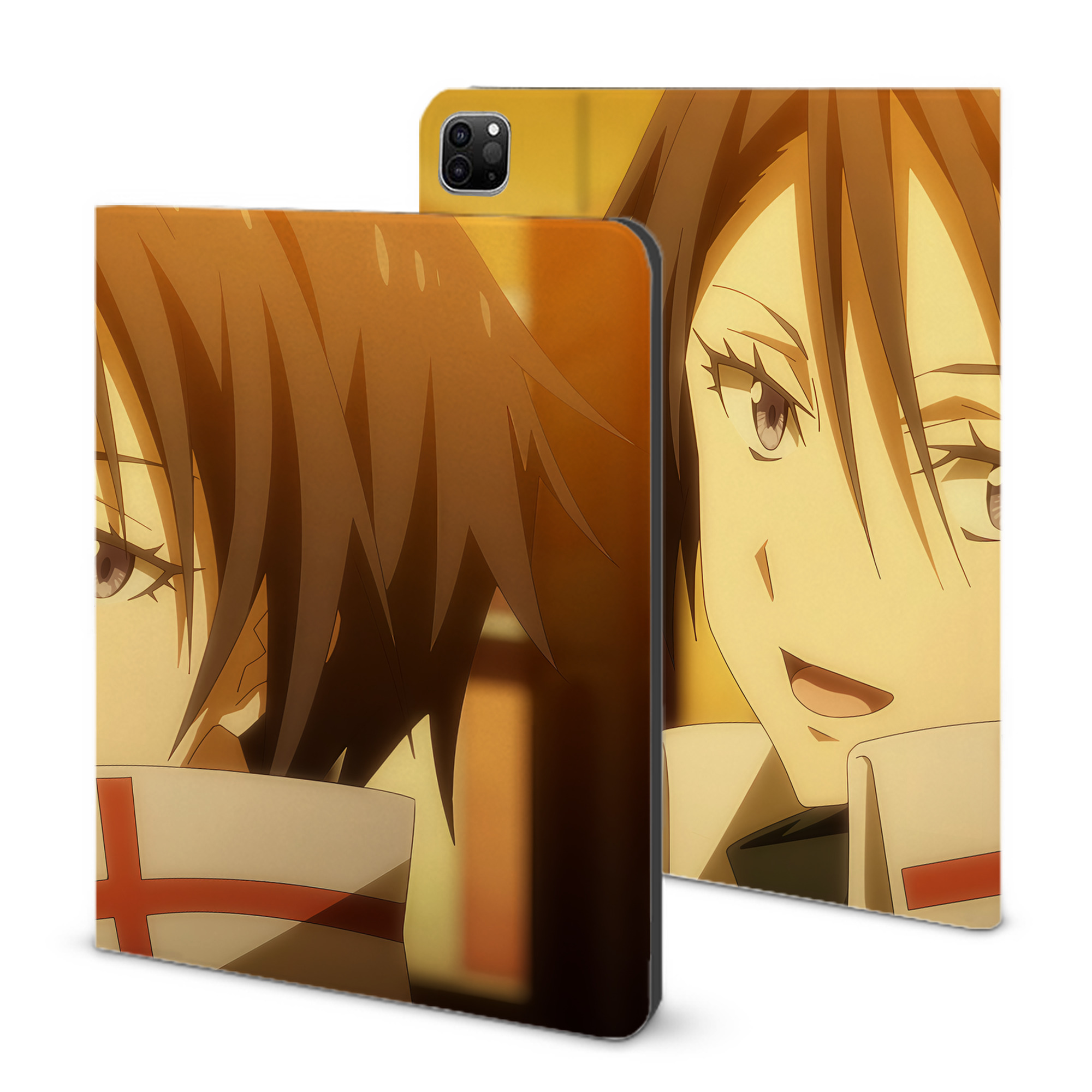 （画像用） 転スラ Regarding Reincarnated to Slime IPad ケース ブック型 PUレザー TPU 耐衝撃 軽量 薄型 ペン収納なし 全面保護 IPad 各モデル対応
